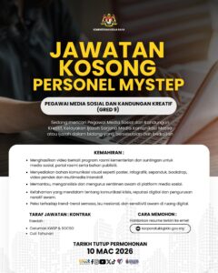 Jawatan Kosong Kementerian Kerja Raya 2026 2 kementerian kerja raya