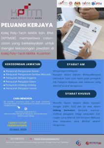 Jawatan Kosong Kolej Poly-Tech MARA 2026 2 poly-tech mara