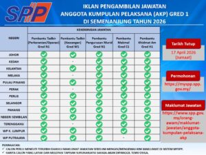 SPP - Jawatan Kosong SPP April 2026 2 SPP