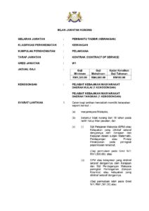 Jawatan Kosong Jabatan Kebajikan Masyarakat (JKM) Jun 2026 ~ Tarikh Tutup 26 Jun 2026 2 jkm
