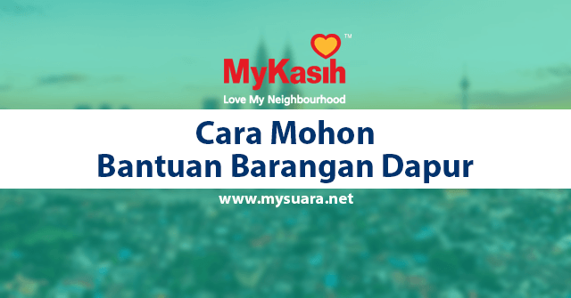 Cara Mohon Bantuan Barangan Dapur MyKasih