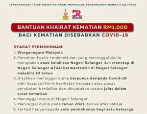 Bantuan Khairat Kematian 2021: Bantuan Kos Urus Jenazah Covid-19