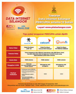 Data Internet Selangor Percuma 1