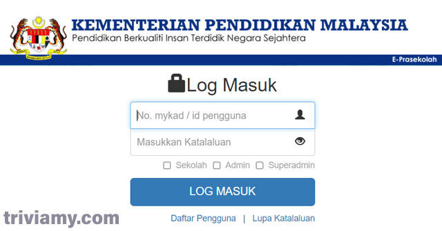 ePrasekolah: Pendaftaran & Semakan Prasekolah Online Untuk Sesi 2022