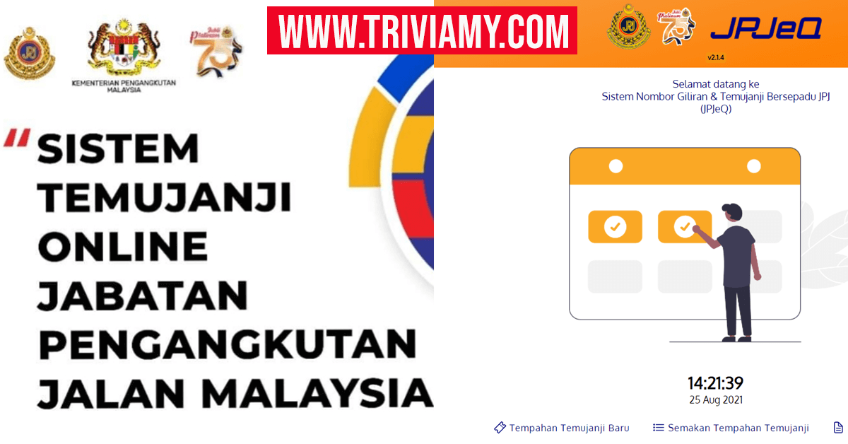 Temujanji Jpj Online Pkp Setiap Cawangan Negeri 2021