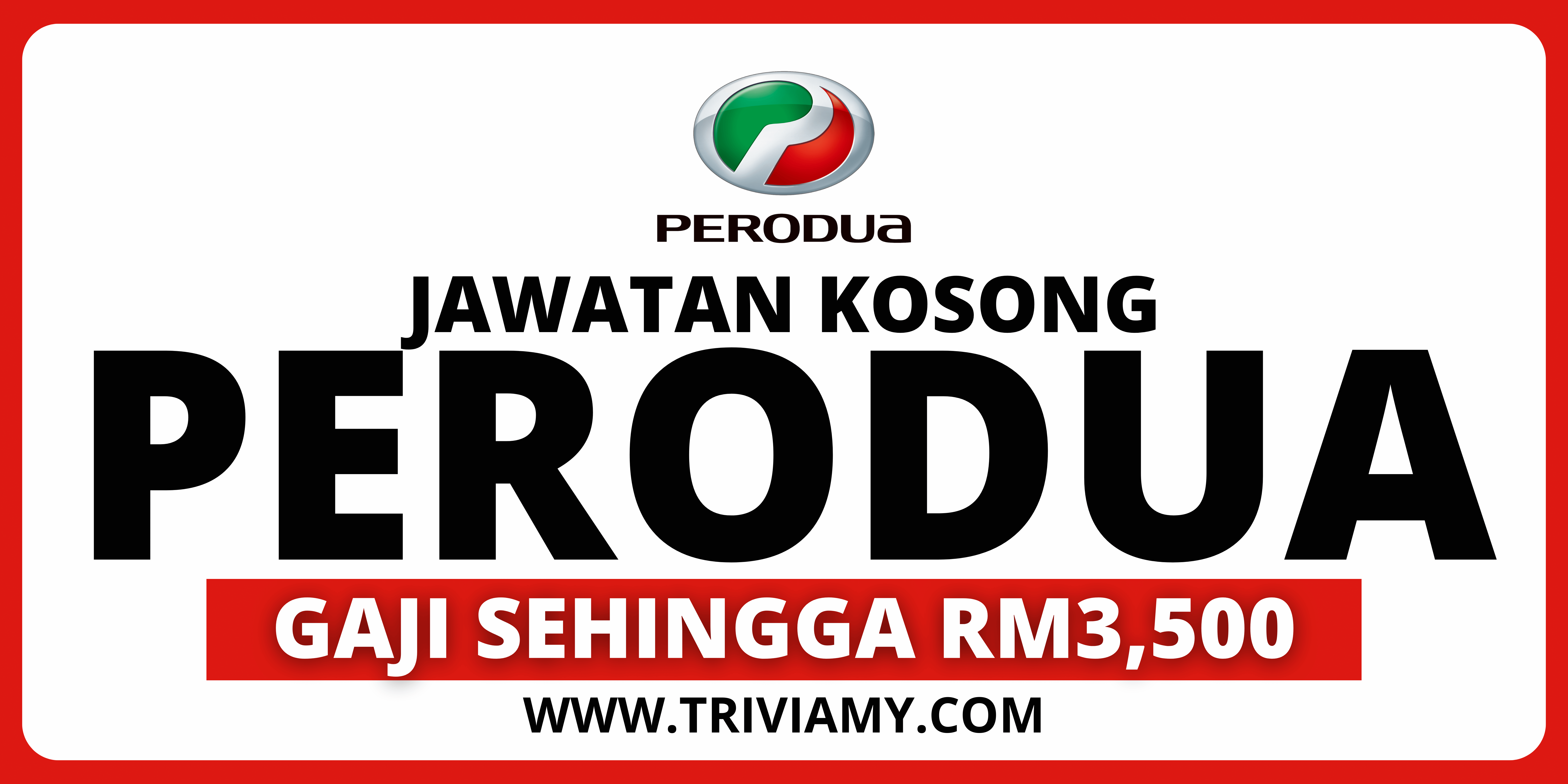 Jawatan Kosong Perodua