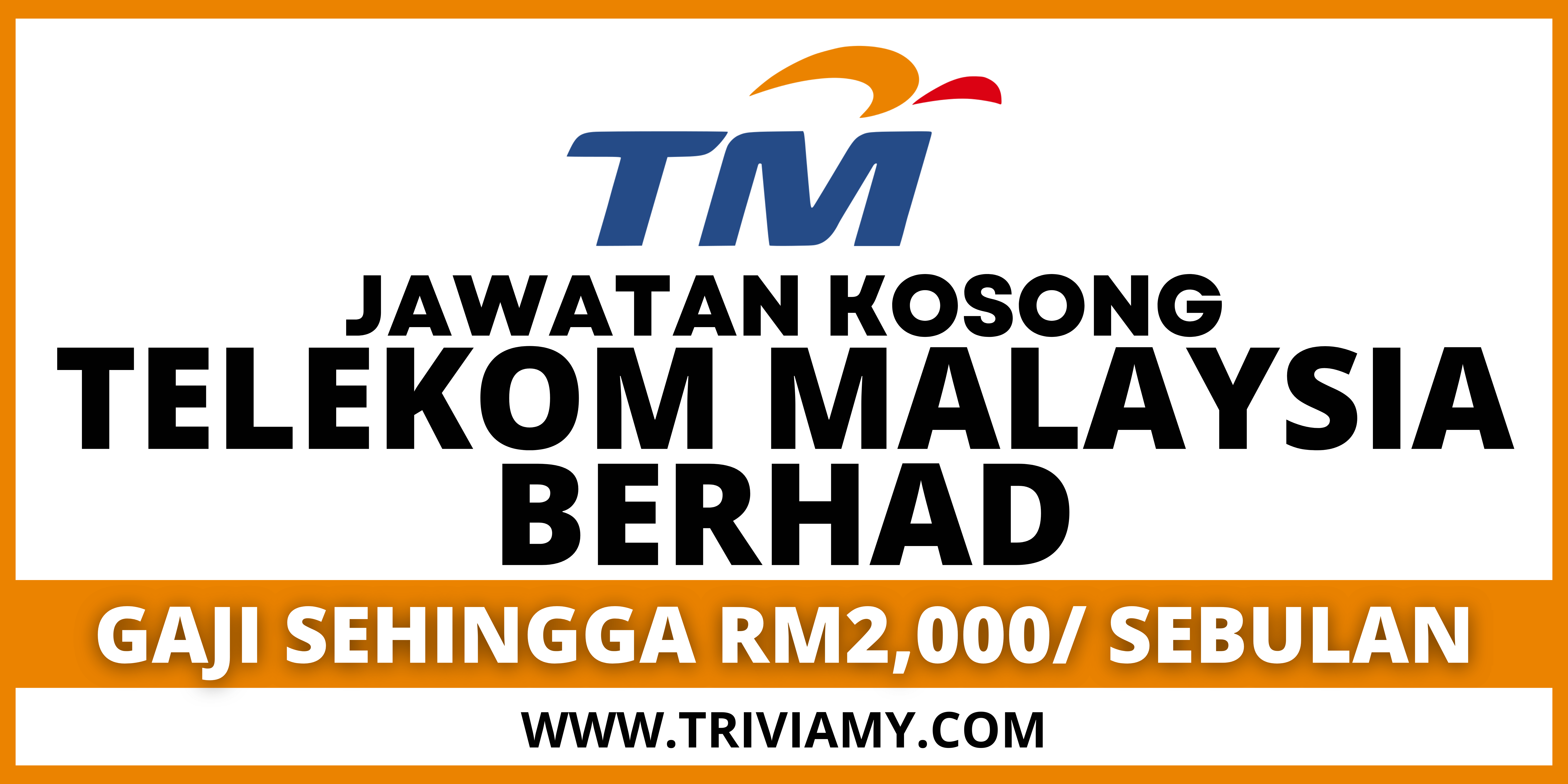jawatan kosong telekom malaysia