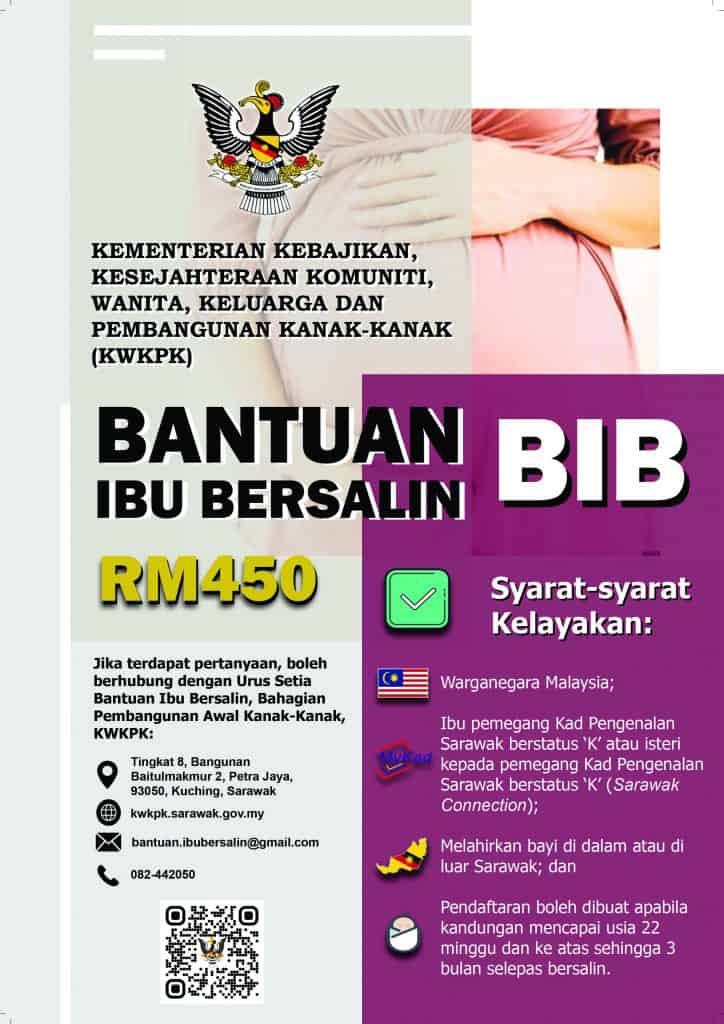 Bantuan Ibu Bersalin RM450