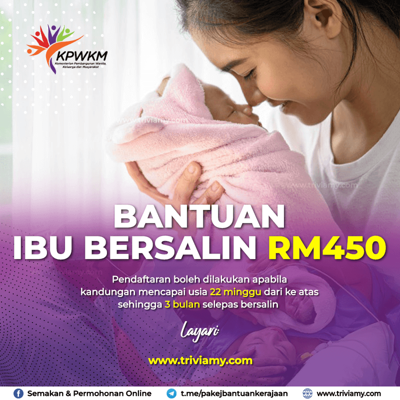 Bantuan Ibu Bersalin RM450