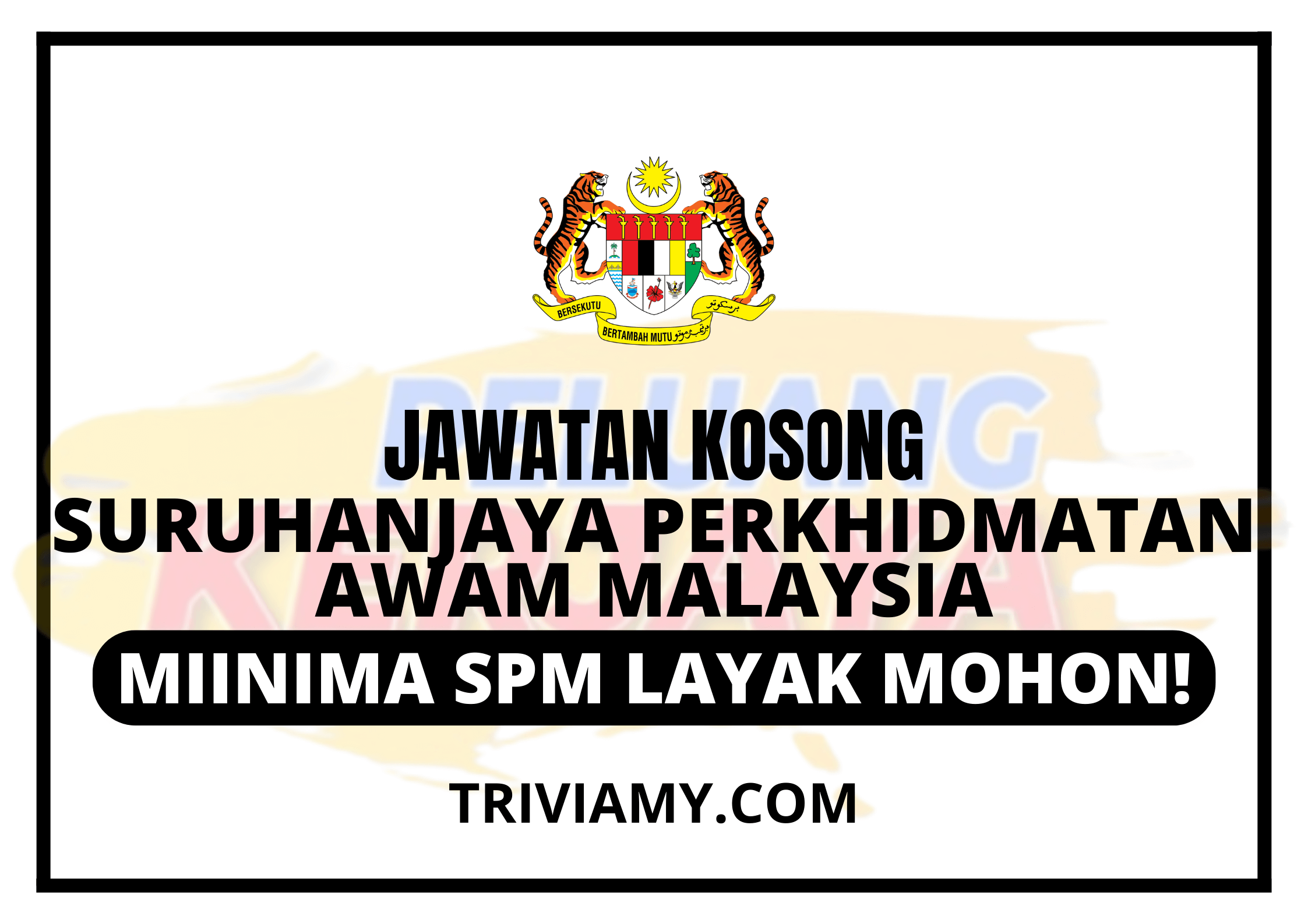 jawatan kosong suruhanjaya perkhidmatan awam