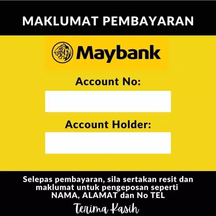 Template Maybank 1