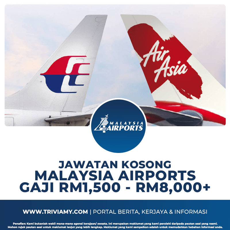 jawatan kosong malaysia airports