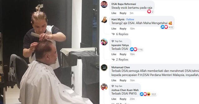 Terkini Anwar Ibrahim Gunting Rambut