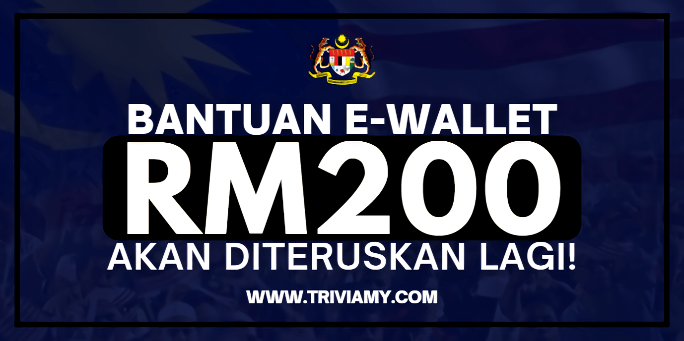 Bantuan e-Wallet RM200 Tahun 2023