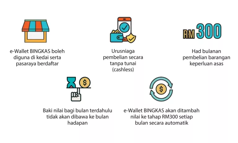 Bantuan e-Wallet RM300 Bingkas