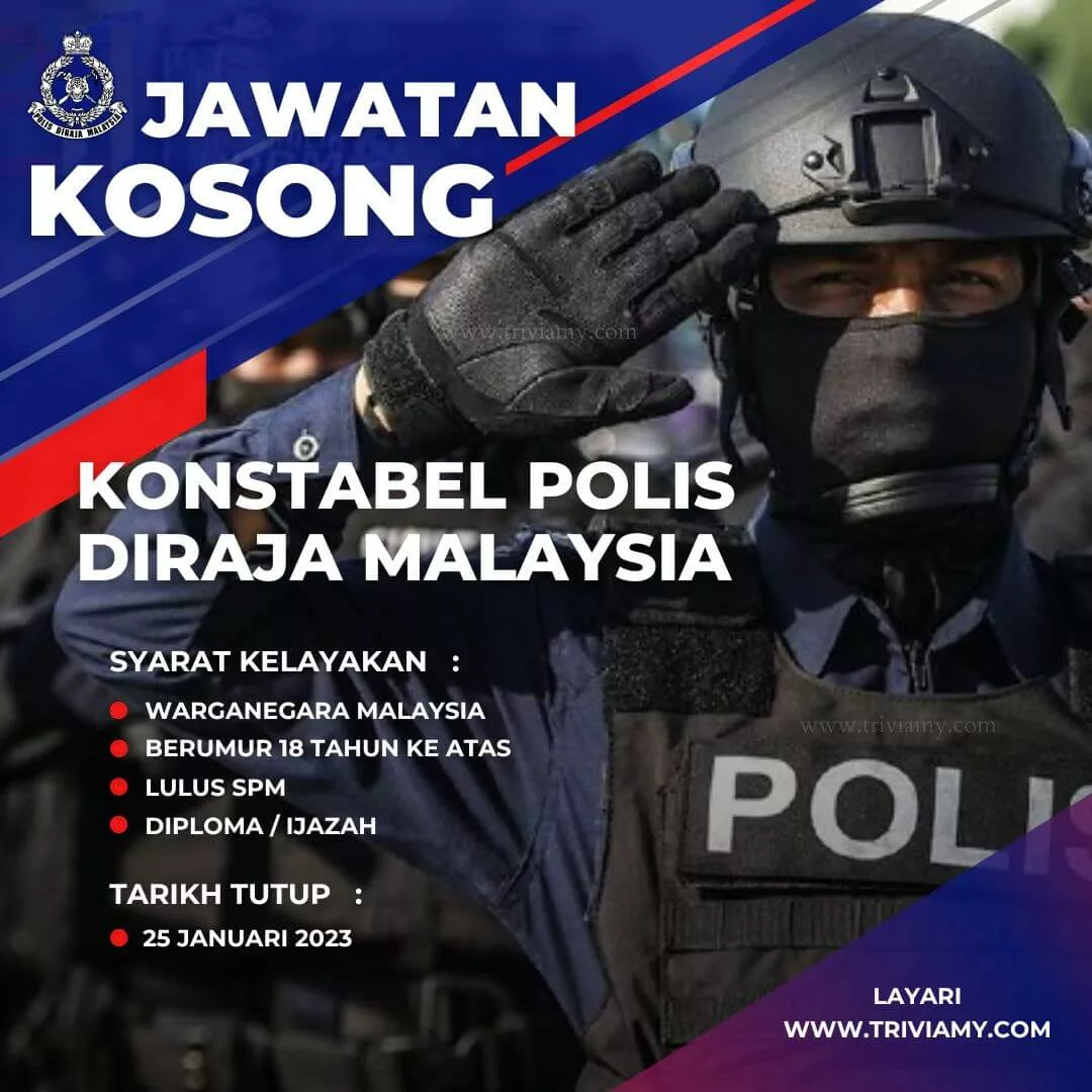 POLIS DIRAJA MALAYSIA / JAWATAN KOSONG