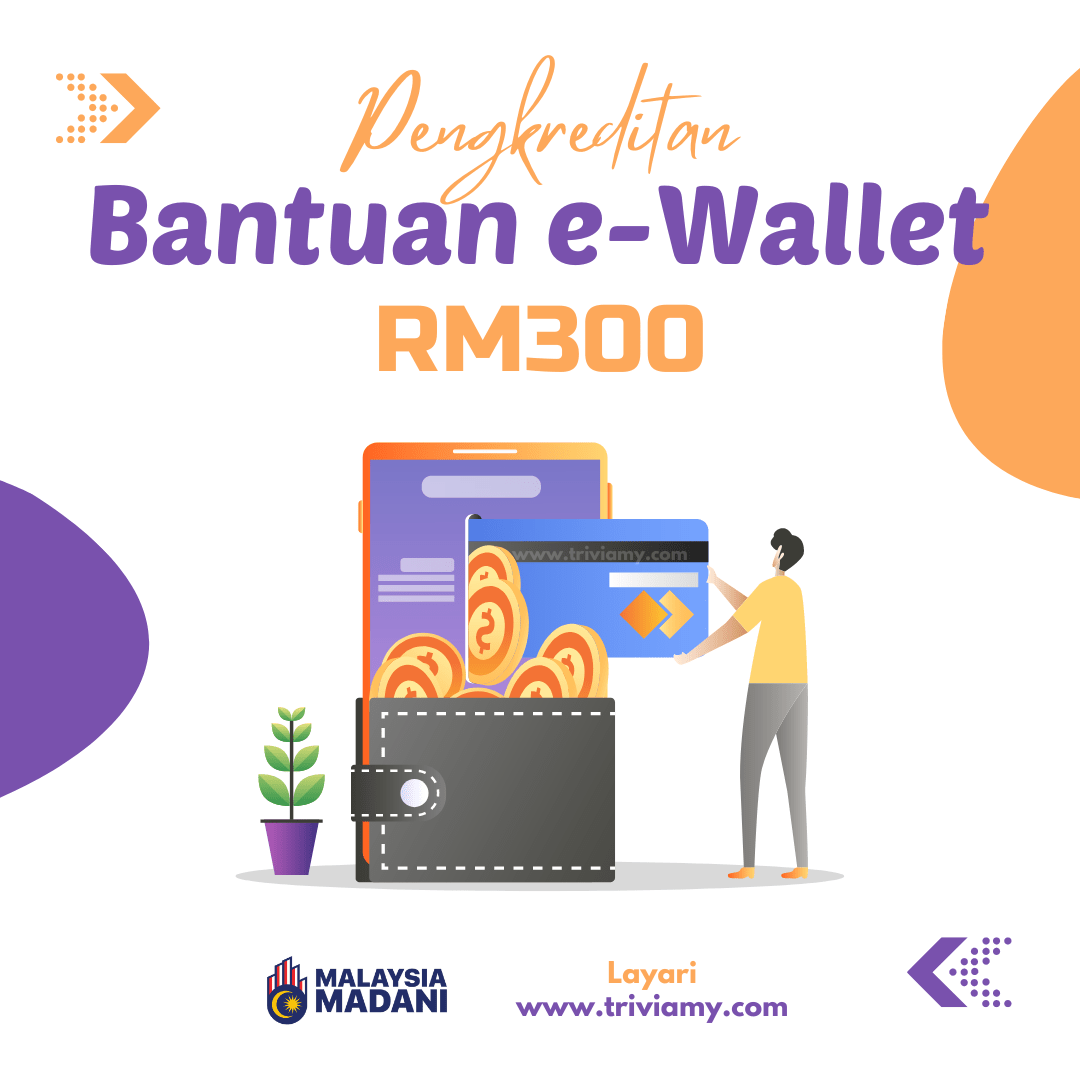 Bantuan e-Wallet RM300 Bingkas