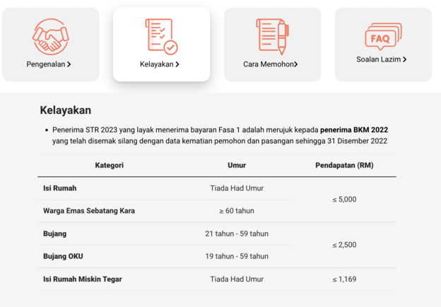 Sumbangan Tunai Rahmah STR Fasa 2