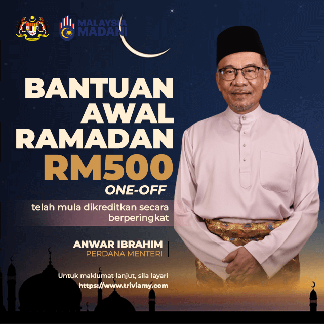 Bantuan Awal Ramadan RM500