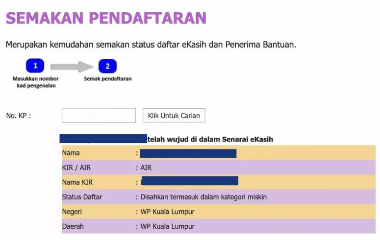 Bantuan RM600 Baucar dan Bakul Makanan