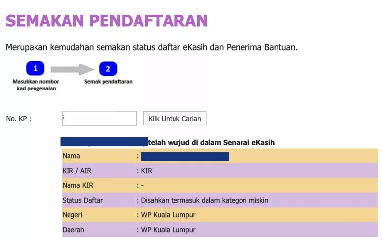 Bantuan RM600 Baucar dan Bakul Makanan