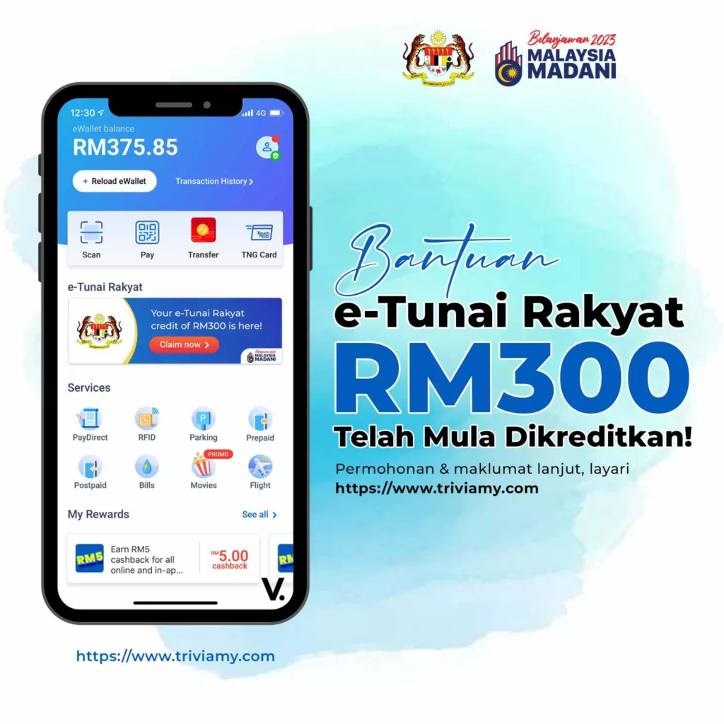 Bantuan e-Tunai Rakyat RM300