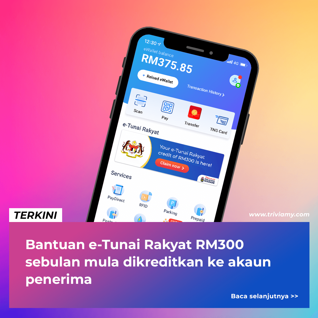 Bantuan e-Tunai Rakyat RM300