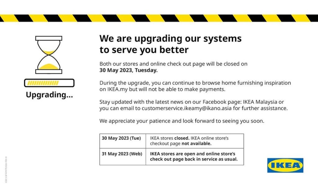 IKEA Malaysia Tutup