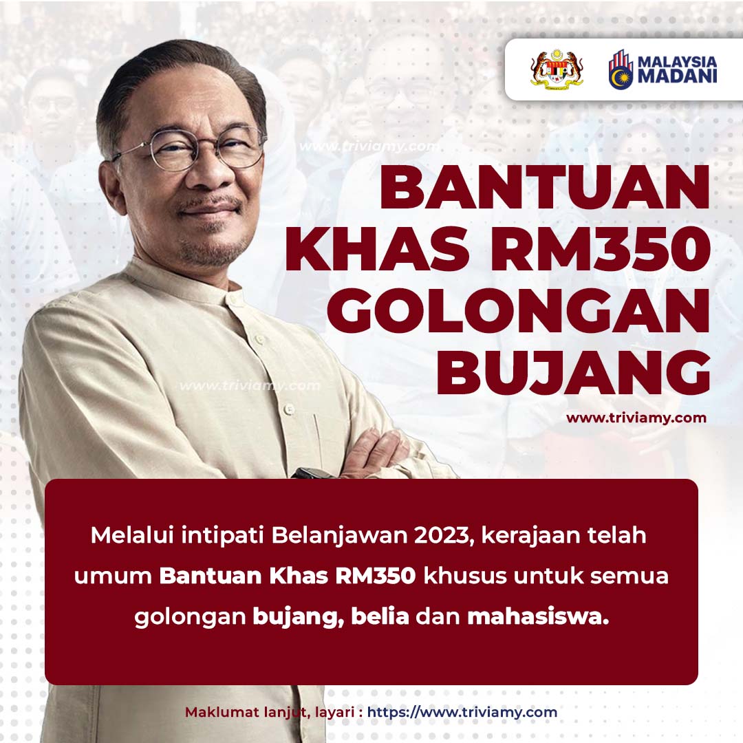 Bantuan Khas RM350 Bujang