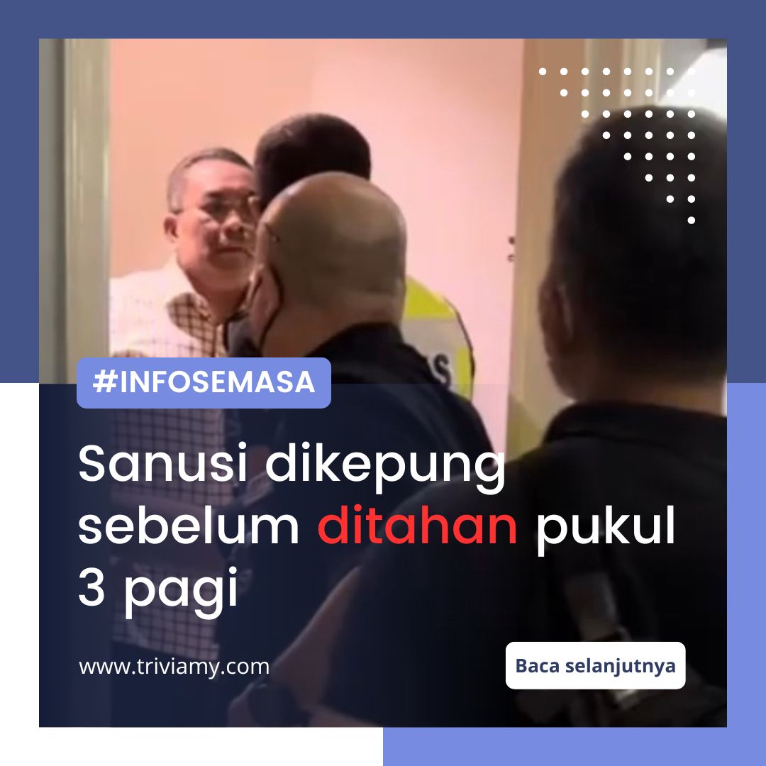 Sanusi Ditahan Pukul 3 Pagi