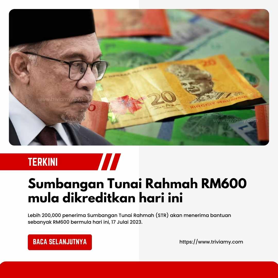 Sumbangan Tunai Rahmah RM600