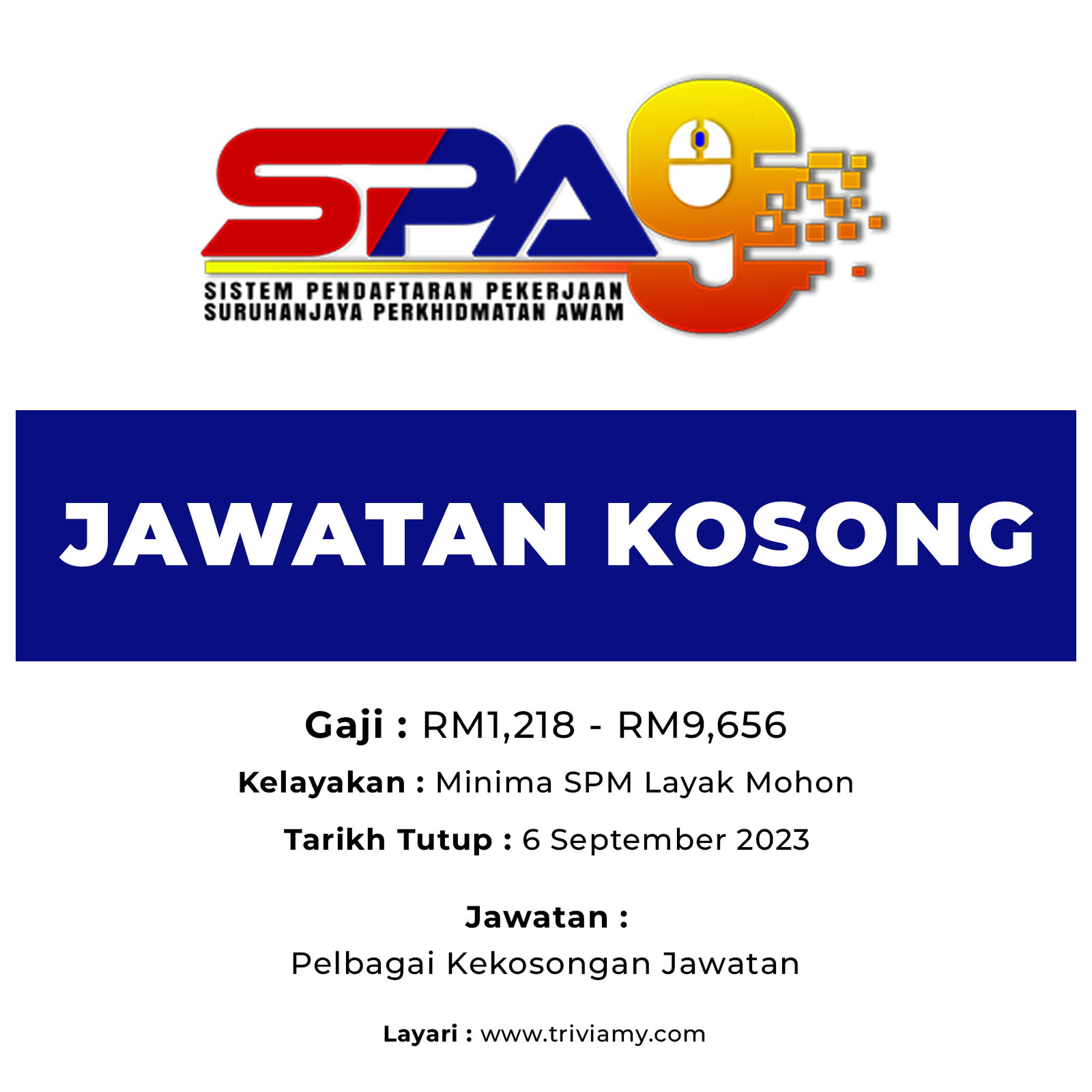 Jawatan Kosong SPA9