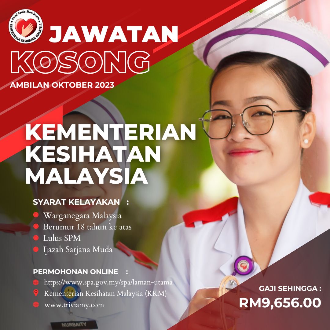 Jawatan Kosong Kementerian Kesihatan Malaysia (KKM) 2023