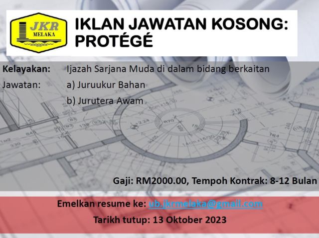 Jawatan Kosong JKR Oktober 2023