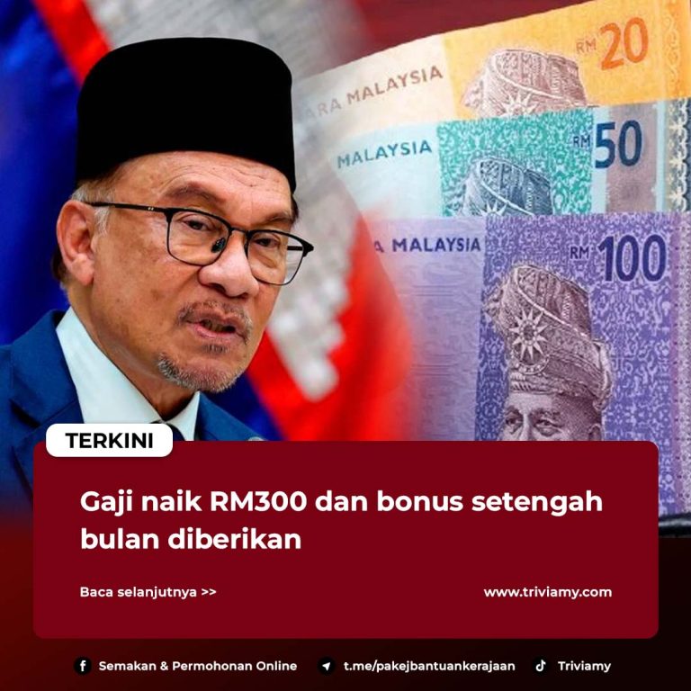 Exclusive Gaji Naik RM300 Dan Bonus Setengah Bulan Cuepacs