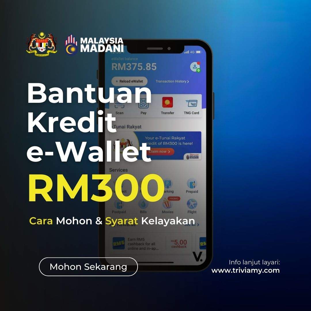 Bantuan e-Wallet RM300 Bingkas