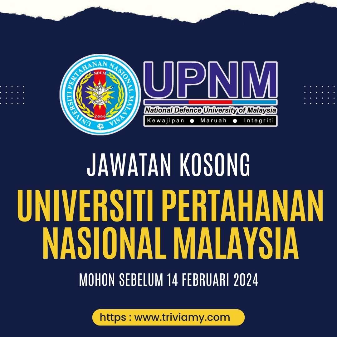 jawatan kosong di upnm