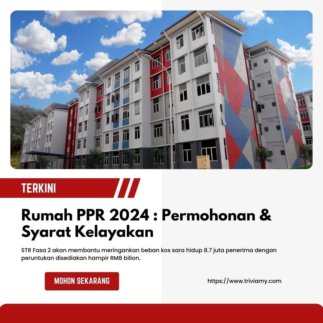 Permohonan Rumah PPR (Disewa/Dimiliki) Tahun 2024