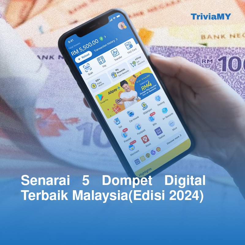 5 Dompet Digital Terbaik Malaysia(Edisi 2024)