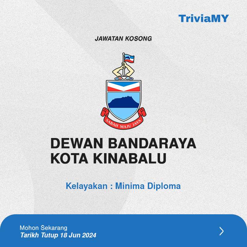 Jawatan Kosong DBKK : Kelayakan Minima SPM  Ambilan Jun 2024