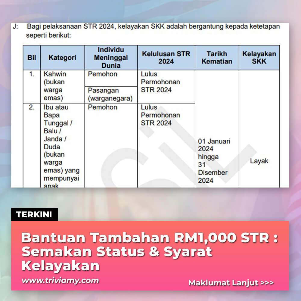 TR BANTUAN TAMBAHAN RM1000