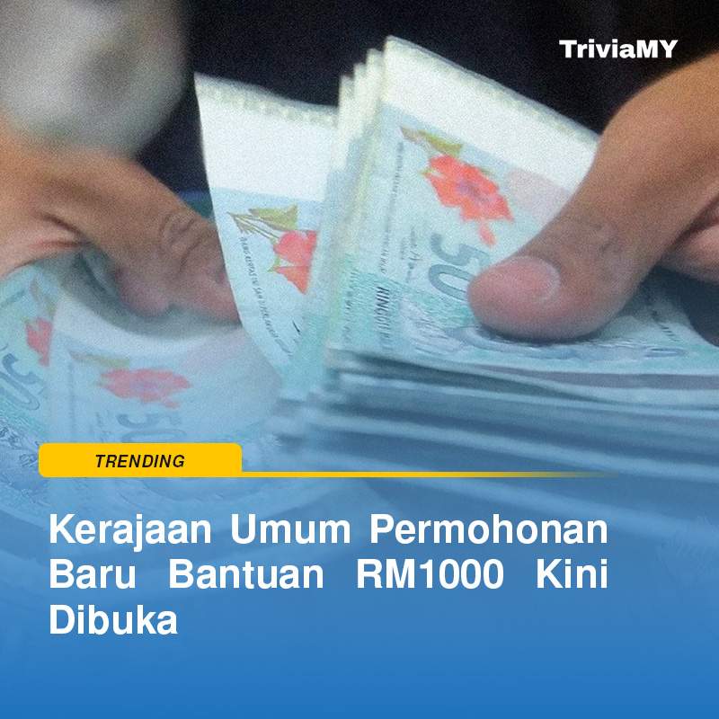 Bantuan Tunai RM1,000 Boleh Dimohon Julai Ini – Mohon Sekarang