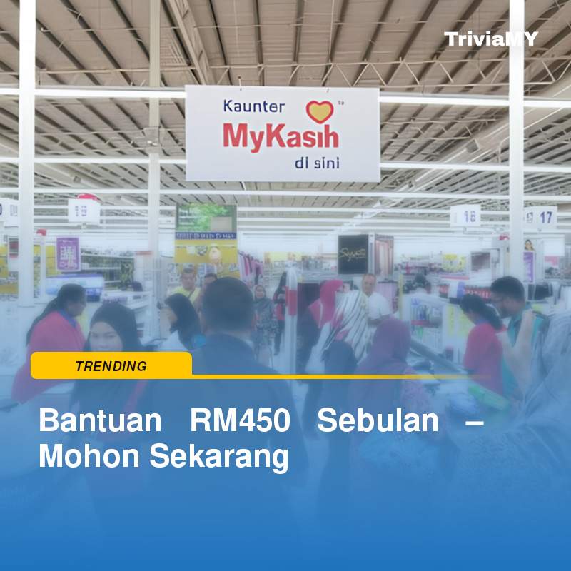 Daftar Mykasih : Bantuan RM450 Sebulan – Mohon Sekarang