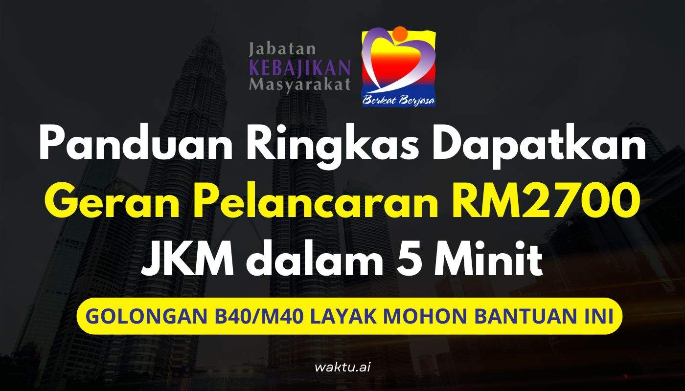 Bantuan Modal Perniagaan RM2700 Panduan Ringkas