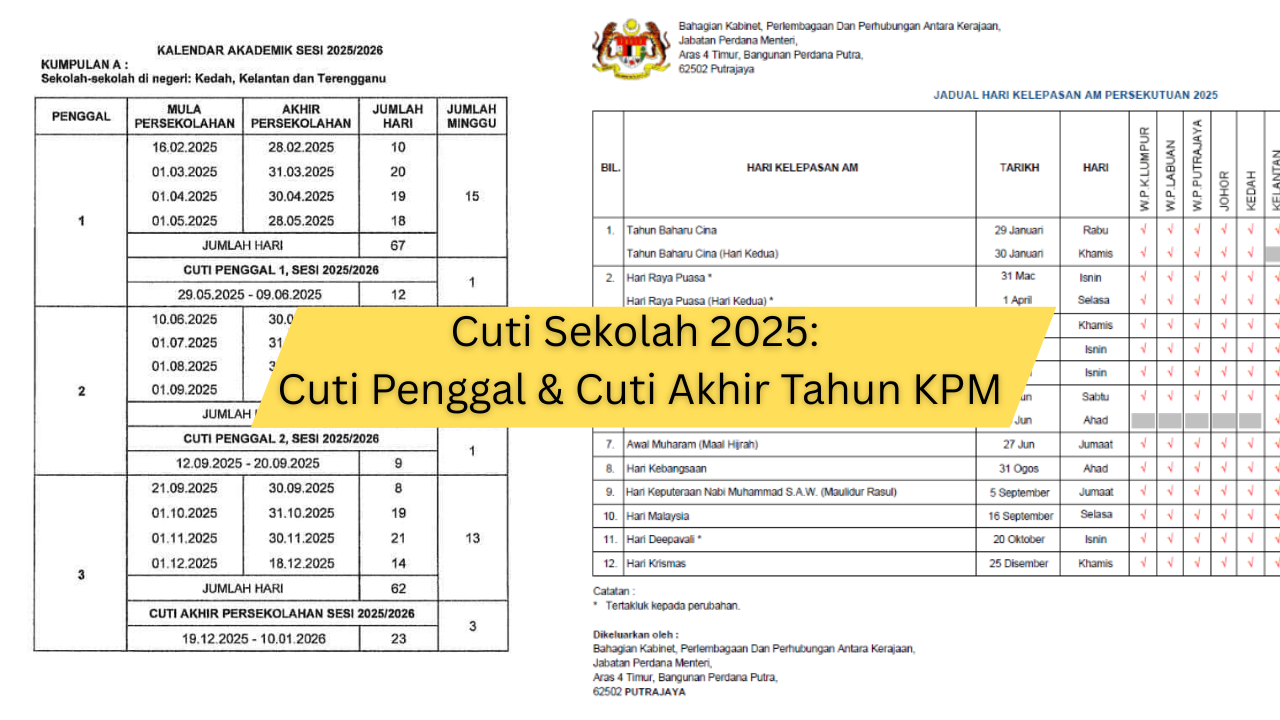 Cuti Sekolah 2025