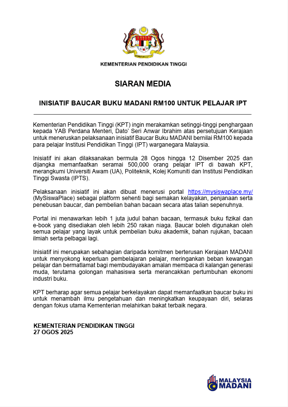 baucar buku madani