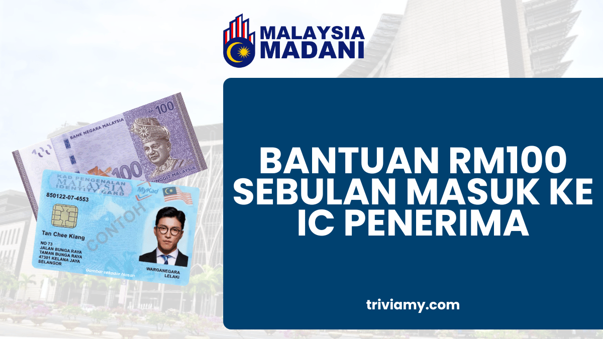 bantuan rm100 sebulan