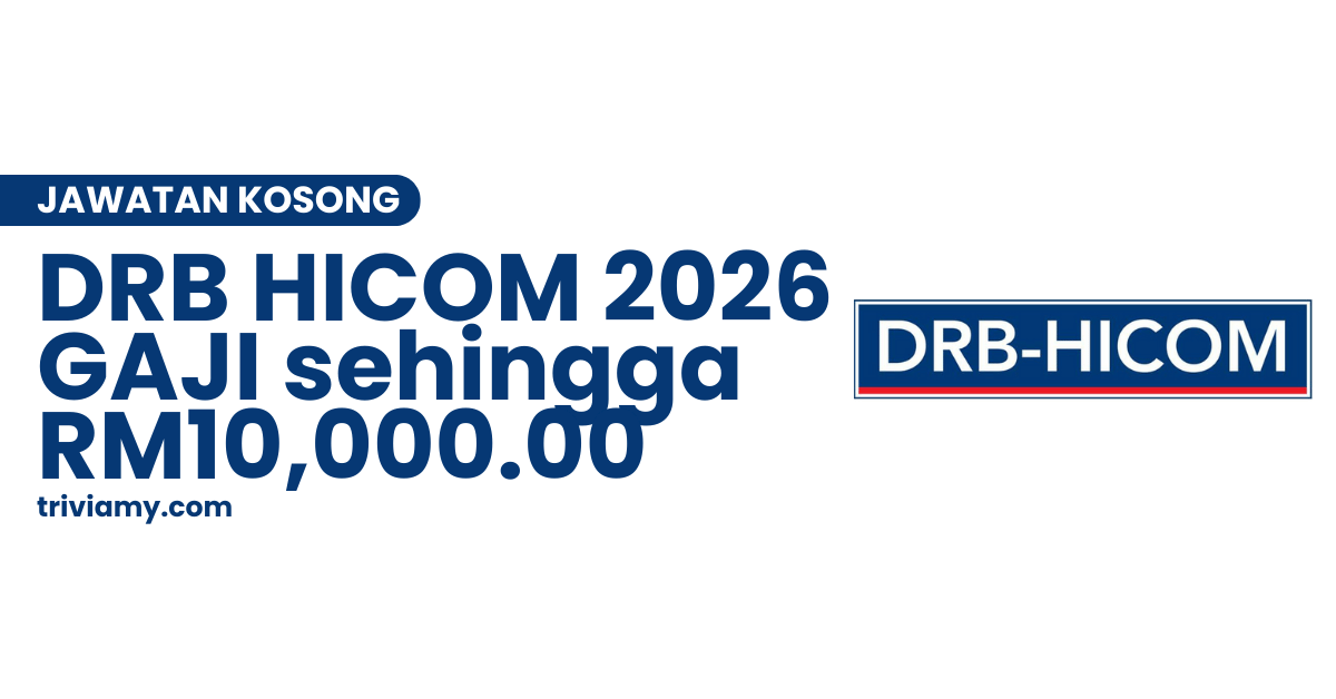 jawatan kosong drb hicom 2026