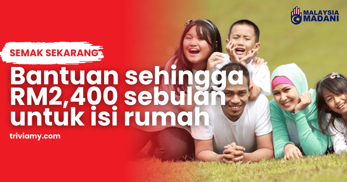 Bantuan sehingga RM2400