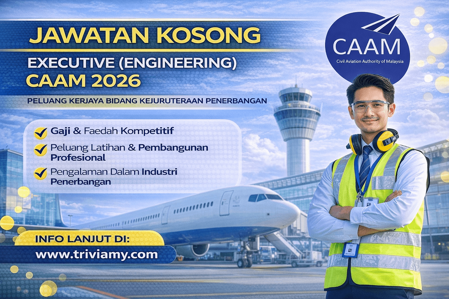 jawatan kosong caam februari 2026
